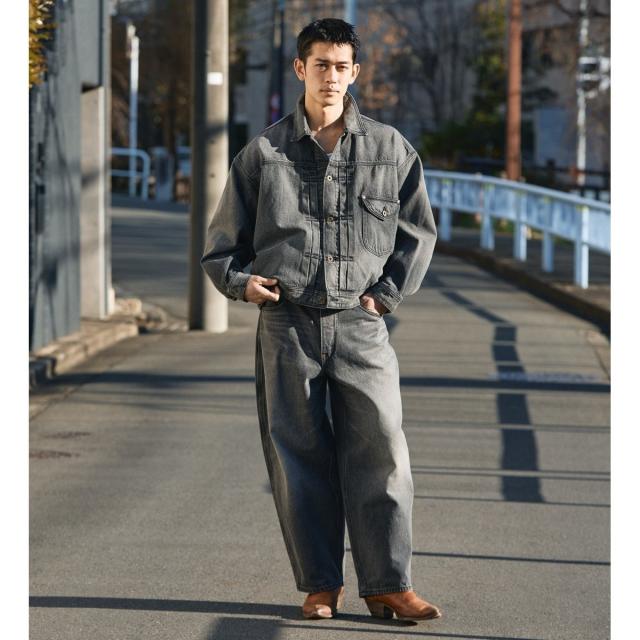 リー（Lee）/SUPERSIZED ビッグシルエットカウボーイデニムジャケット 