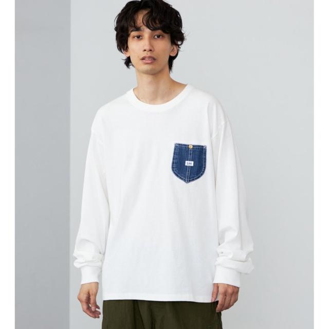 リー（Lee）/デニムポケット ロングスリーブTシャツ【ロングセラー】の 
