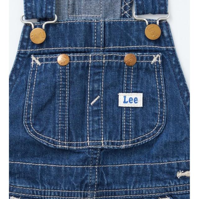 リー（Lee）/【110−160cm】キッズ オーバーオールスカート 高品質綿100％_12