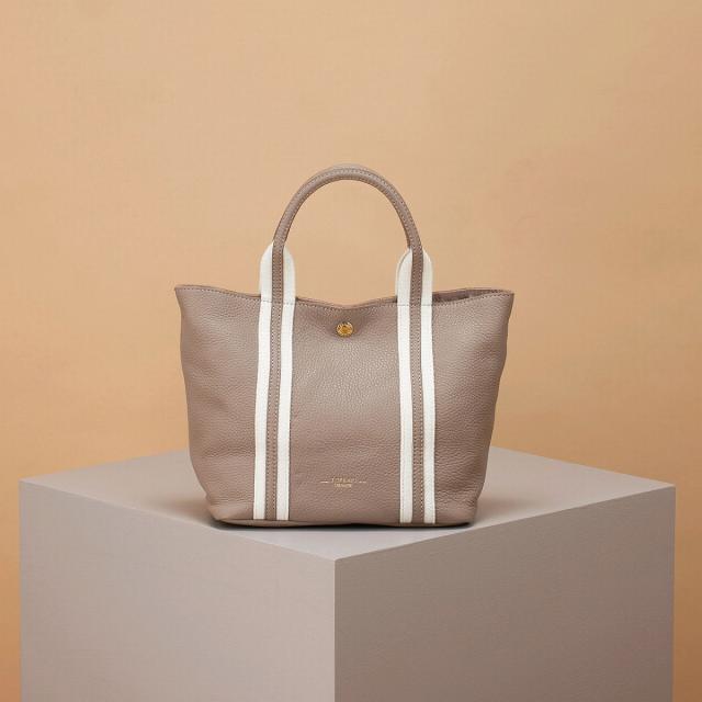 トプカピ（TOPKAPI）/ソフトシュリンク テープコンビ ミニ トート バッグ ショルダーベルト付_1