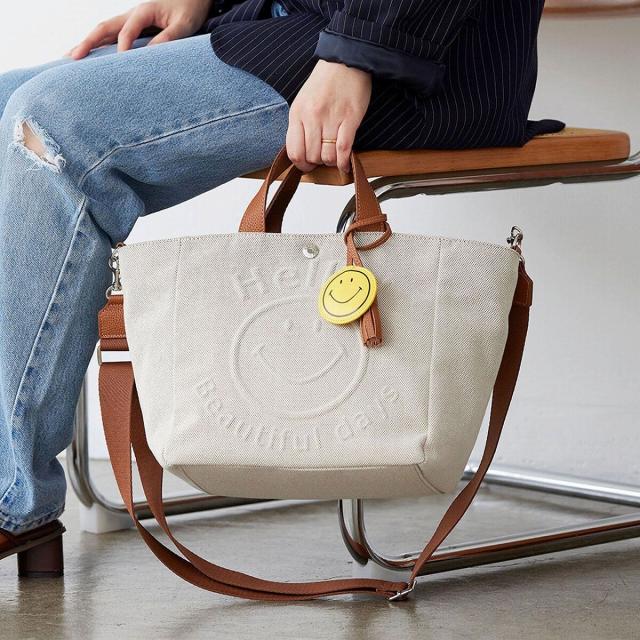 トプカピ（TOPKAPI）/【Breath TOPKAPI】SMILE COLLECTION スマイル トートバッグ チャーム付