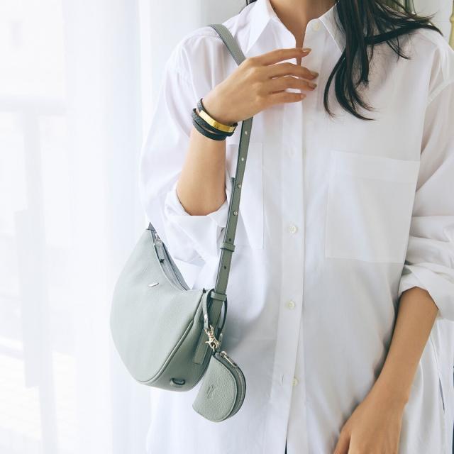 トプカピ（TOPKAPI）/【Breath TOPKAPI】ハーフムーン ショルダーバッグ / チャーム付