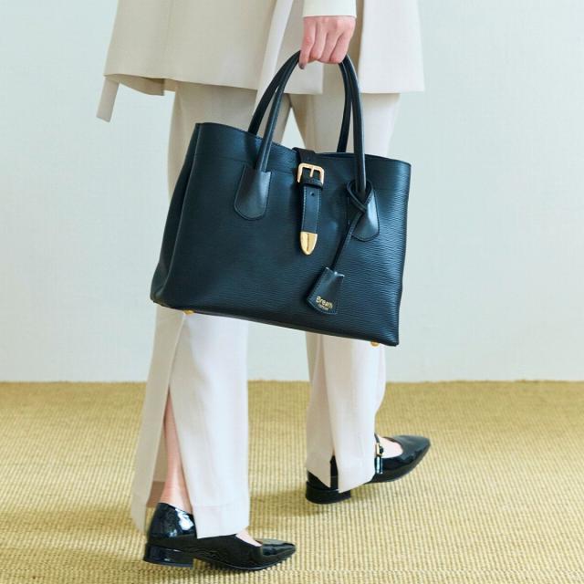 トプカピ（TOPKAPI）/【Breath TOPKAPI】RIPPLE リプル バックル ショルダー付き B5 トートバッグ