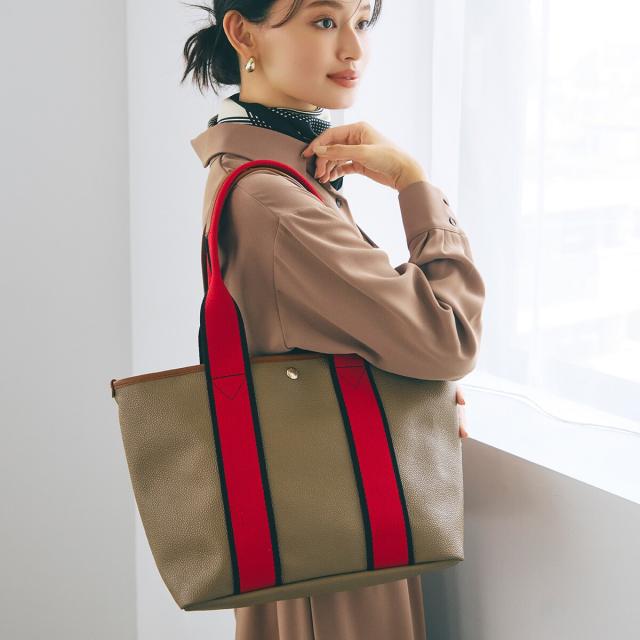 トプカピ（TOPKAPI）/【Breath TOPKAPI】 スコッチグレイン シンプル A4 トートバッグ_7