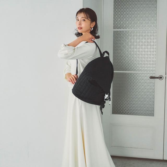 トプカピ（TOPKAPI）/【TREASURE TOPKAPI】ナイロン キルティング アシンメトリー リュック_4