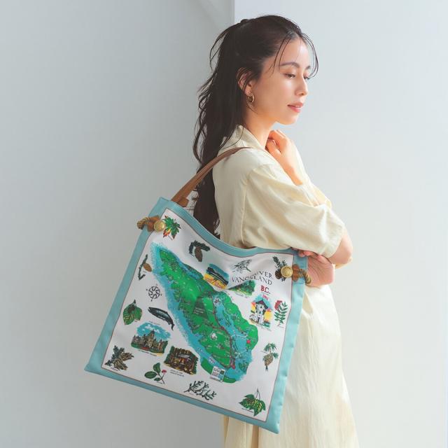 トプカピ（TOPKAPI）/【26SS】【TREASURE TOPKAPI】マイルドサテン スカーフ柄 トートバッグ