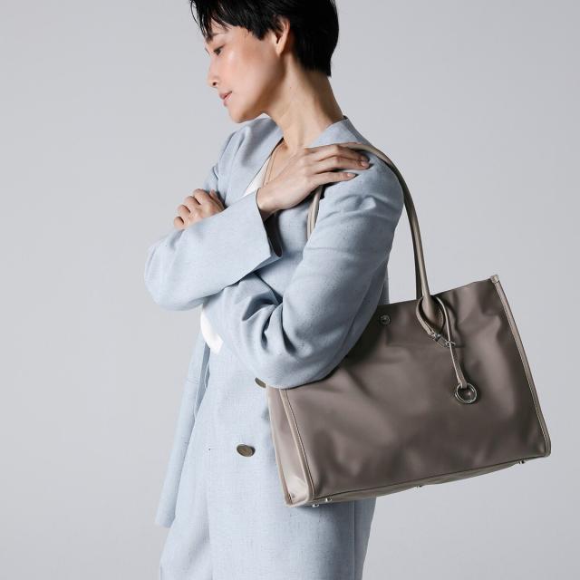 トプカピ（TOPKAPI）/【Breath TOPKAPI】PRIM ナイロン スクエア チャーム付 トートバッグ A4/軽量_5