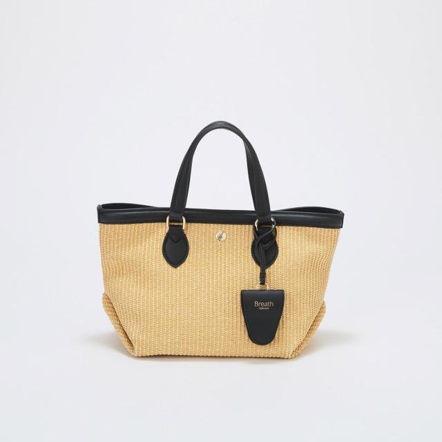トプカピ（TOPKAPI）/【Breath TOPKAPI】サングラスホルダー付き レザーコンビ カゴトートバッグ M_7