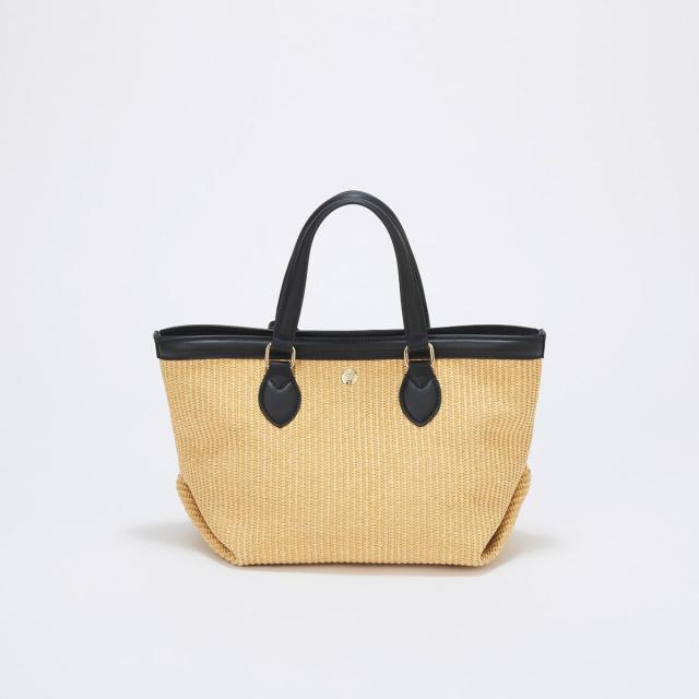 トプカピ（TOPKAPI）/【Breath TOPKAPI】サングラスホルダー付き レザーコンビ カゴトートバッグ M_10