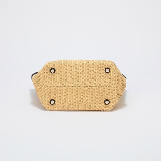 トプカピ（TOPKAPI）/【Breath TOPKAPI】サングラスホルダー付き レザーコンビ カゴトートバッグ M_11