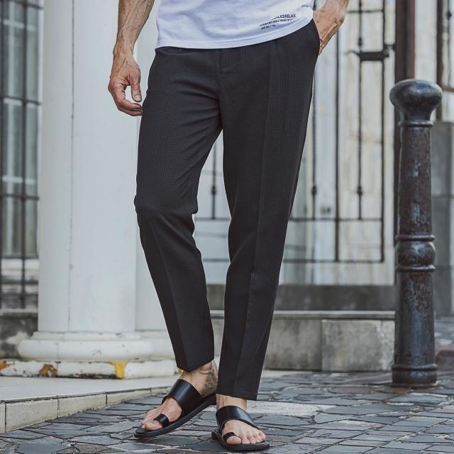 エイケイエム コンテンポラリー（AKMContemporary）/AKM Contemporary(エイケイエムコンテンポラリー)ピンストライプシアサッカーパンツ