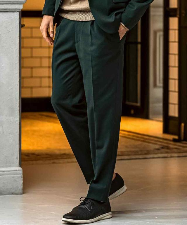 エイケイエム コンテンポラリー（AKMContemporary）/AKM Contemporary ウールブレンドスラックス 【WEB/直営店限定】