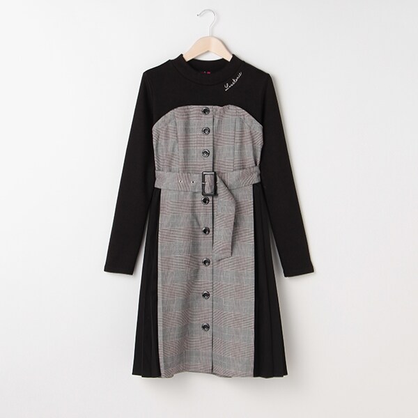 ラブトキシック サイドプリーツチェックドッキングワンピースの通販はau Pay マーケット Brand Square By Oioi ブランドスクエアbyマルイ