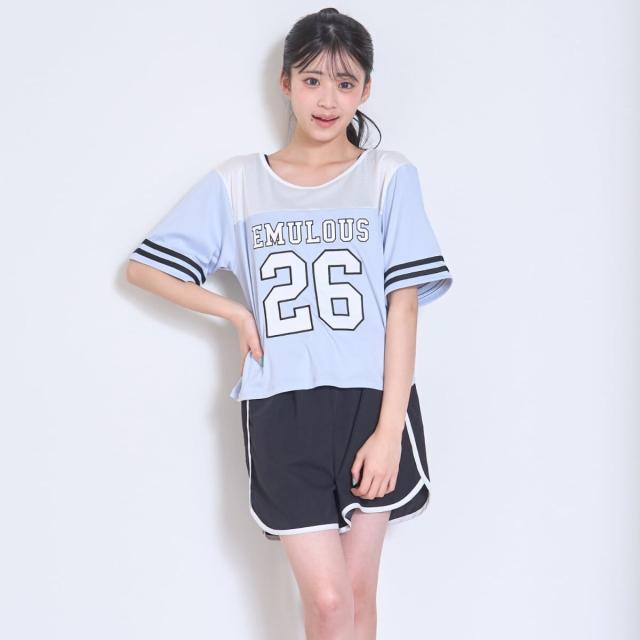 ラブトキシック（Lovetoxic）/【SWIM】ナンバーメッシュ4点セット水着