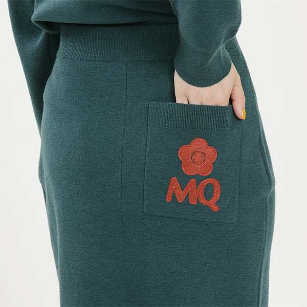 NEW】マリークヮント（MARY QUANT）/MQロゴシンプルニット スカートの