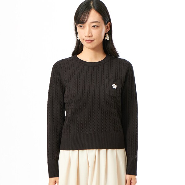 デイジーワンポイントケーブルワンピース - #MARYQUANT #マリー