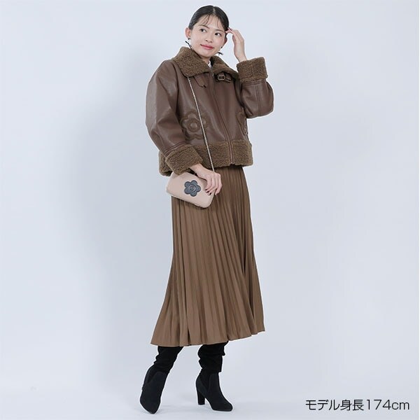 マリークヮント（MARY QUANT）/デイジーバックルプリーツロング スカートの通販は