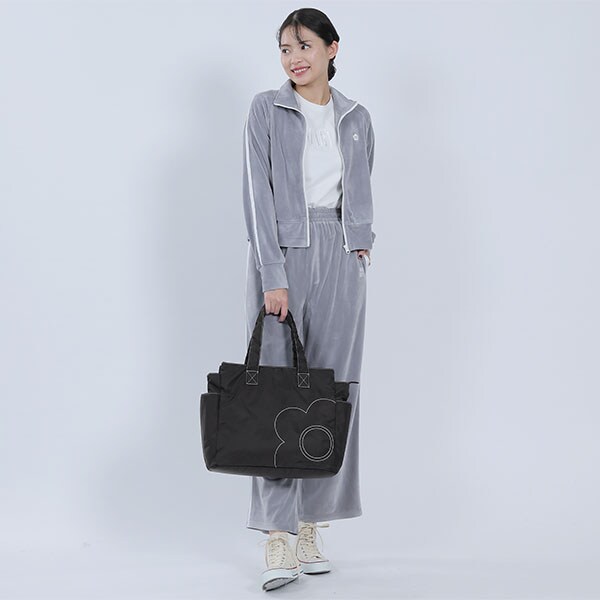 マリークヮント（MARY QUANT）/ナイロンデイジーステッチ トート