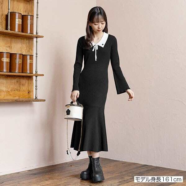 マリークヮント（MARY QUANT）/エポデイジー長袖マーメイド ワンピースの通販は