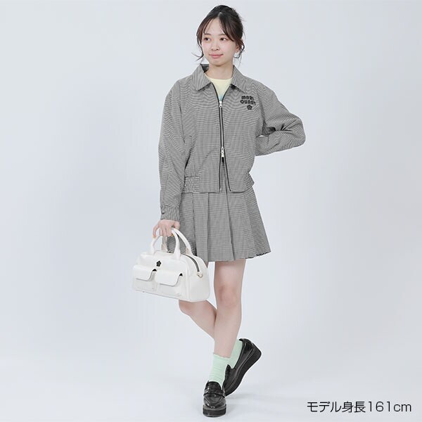 マリークワント（MARY QUANT）/レトロロゴアップリケ ブルゾン