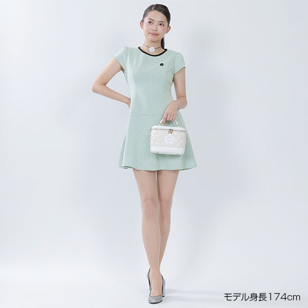 マリークワント（MARY QUANT）/ツイードパイピング ワンピースの