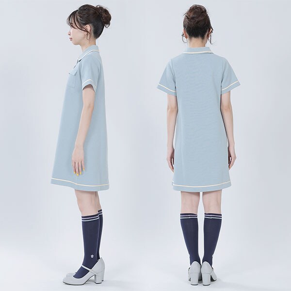 マリークワント デイジーエポボタンラインテープポロ ワンピース マリークワント（MARY QUANT）/デイジーエポボタンラインテープ