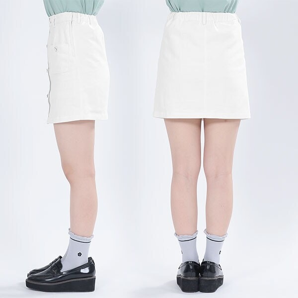 マリークワント（MARY QUANT）/エポデイジーボタンデニムミニ スカート_8