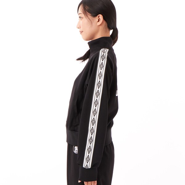 マリークワント　UMBRO×MQトラックジャケット　ブラック マリークワント MARY QUANT UMBRO×MQトラックジャケット