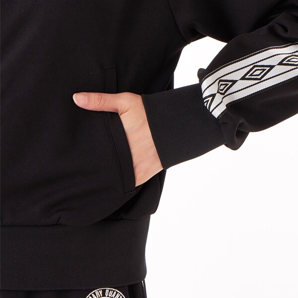 マリークワント　UMBRO×MQトラックジャケット　ブラック マリークワント（MARY QUANT）/UMBRO×MQトラックジャケット