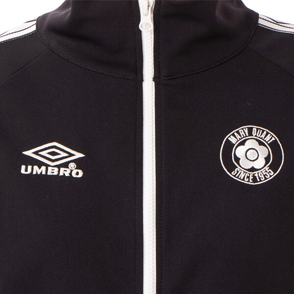 マリークワント　UMBRO×MQトラックジャケット　ブラック マリークワント MARY QUANT UMBRO×MQトラックジャケット