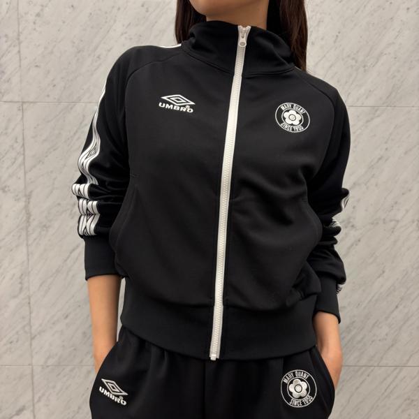 マリークワント　UMBRO×MQトラックジャケット　ブラック マリークワント（MARY QUANT）/UMBRO×MQトラックジャケット