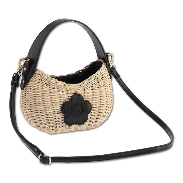 マリークワント（MARY QUANT）/ラタンデイジーパッチ 2WAYショルダー