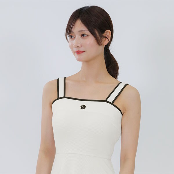 マリークワント バイカラーリボン ワンピース Amazon.co.jp: [マリークワント] バイカラーリボン ワンピース