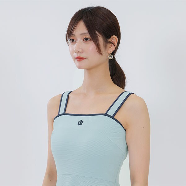 マリークワント（MARY QUANT）/バイカラーリボン ワンピース [マリー