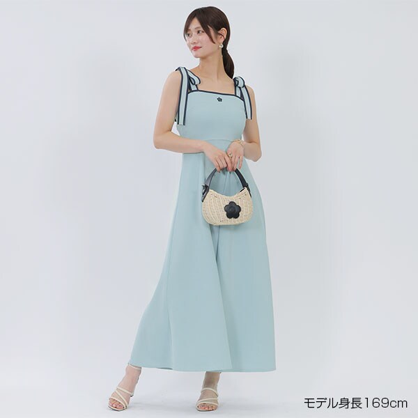 マリークワント（MARY QUANT）/バイカラーリボン ワンピース