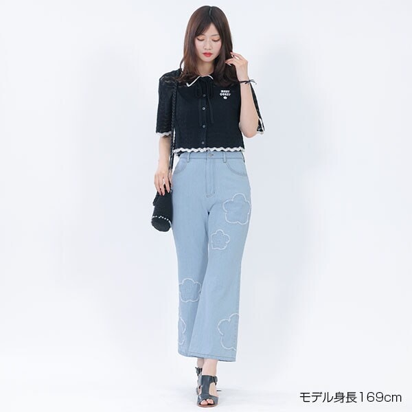 マリークワント（MARY QUANT）/デイジーパッチデニム パンツ
