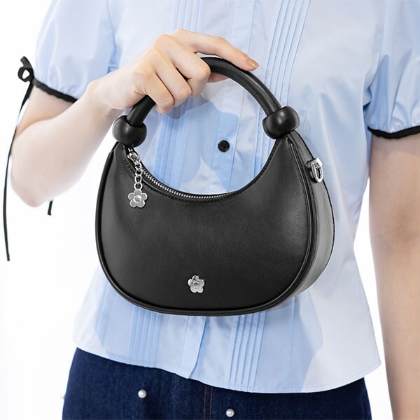 マリークワント コーデュラ PCショルダー2WAYバック 黒 MARY QUANT