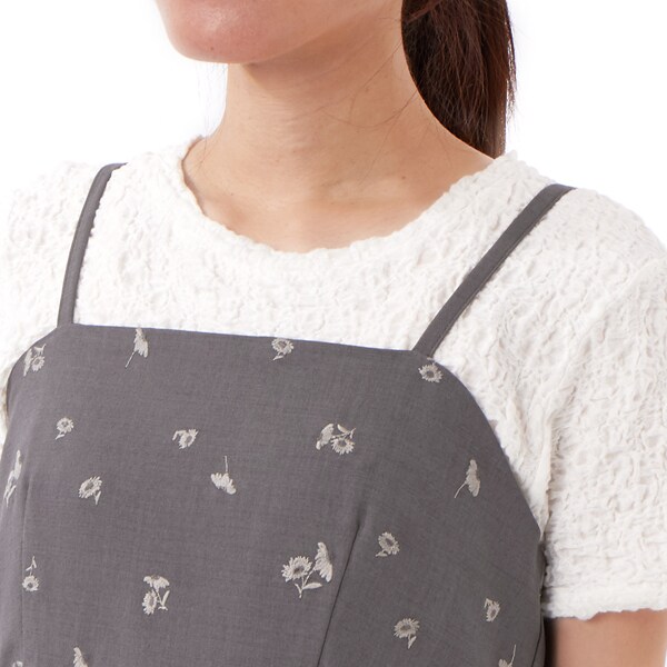 マリークワント（MARY QUANT）/総柄リアルデイジー刺繍 ビスチェの通販