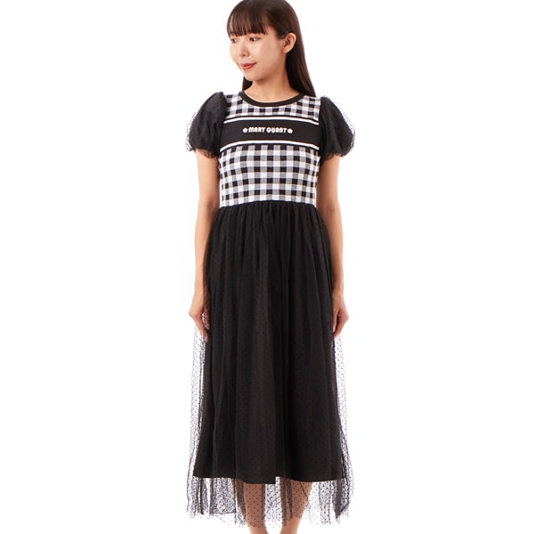 MARY QUANT レトロロゴライン ワンピース MARY QUANT ワンピース マリークワント mary quant レトロロゴ