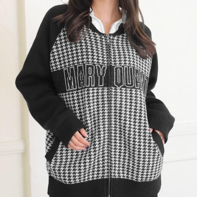 マリークワント（MARY QUANT）/ニットスタジャン ブルゾン