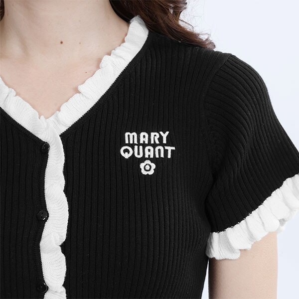マリークワント（MARY QUANT）/リブフリル カーディガン_5