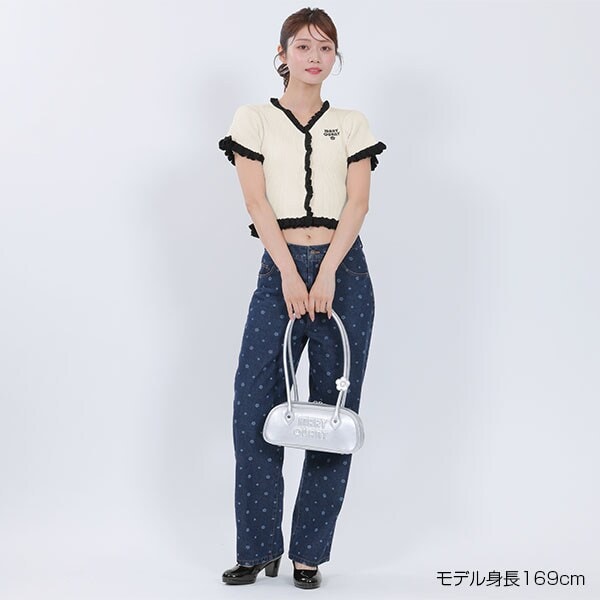 マリークワント（MARY QUANT）/リブフリル カーディガン_13