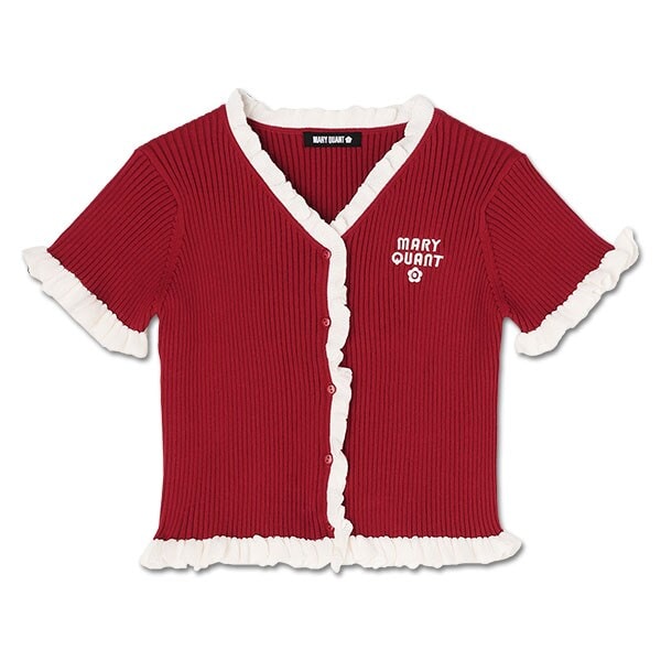 マリークワント（MARY QUANT）/リブフリル カーディガン_14