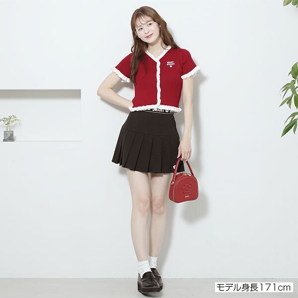 マリークワント（MARY QUANT）/リブフリル カーディガン_16