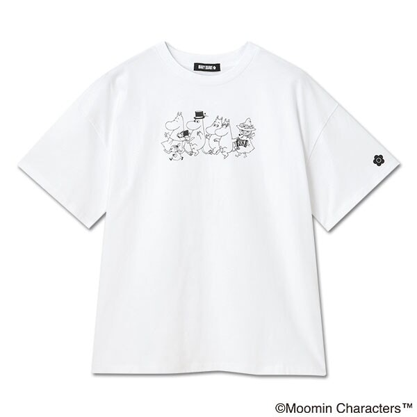 マリークワント（MARY QUANT）/MOOMIN×MQファミリービッグ Tシャツ