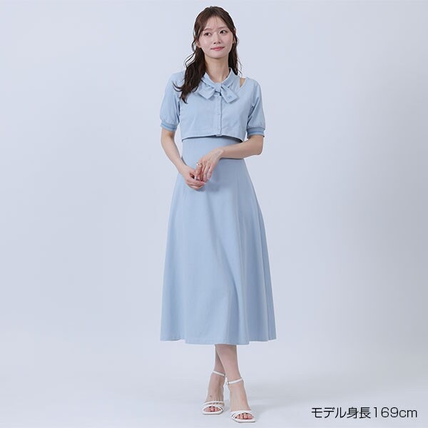 マリークワント（MARY QUANT）/レイヤードデザインポロ ワンピース