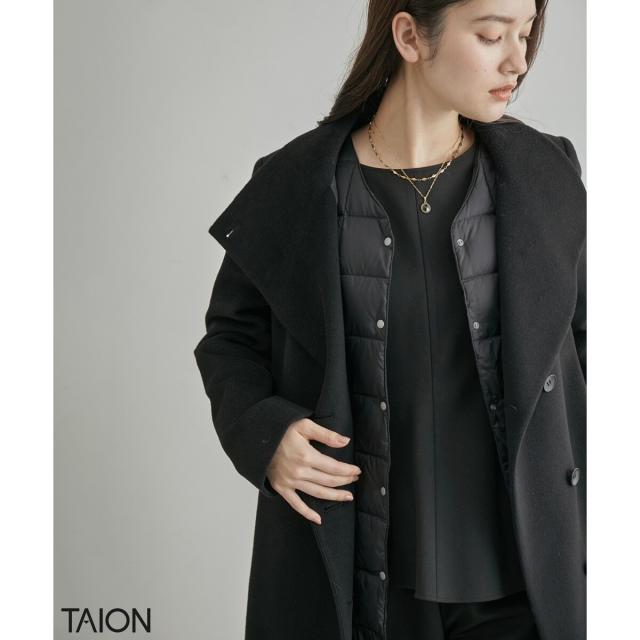 ロペ(ROPE')/【TAION】別注Vネックロングダウンベストの通販は ロペ(ROPE')/【TAION】別注Vネックロングダウンベストの通販は