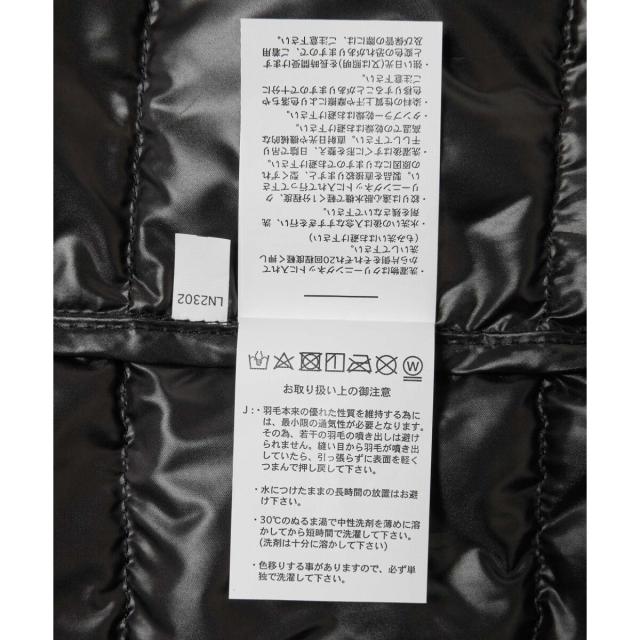 ロペTAION 別注Ｖネックロングダウンベスト　ブラック 楽天市場】【TAION】別注Vネックロングダウンベスト ROPE' ロペ