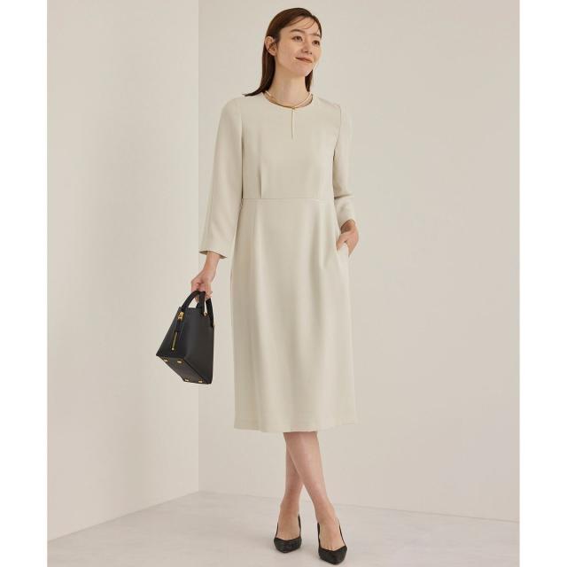 ロペ（ROPE’）/トリアセダブルクロスウエストコンシャスワンピースの通販は