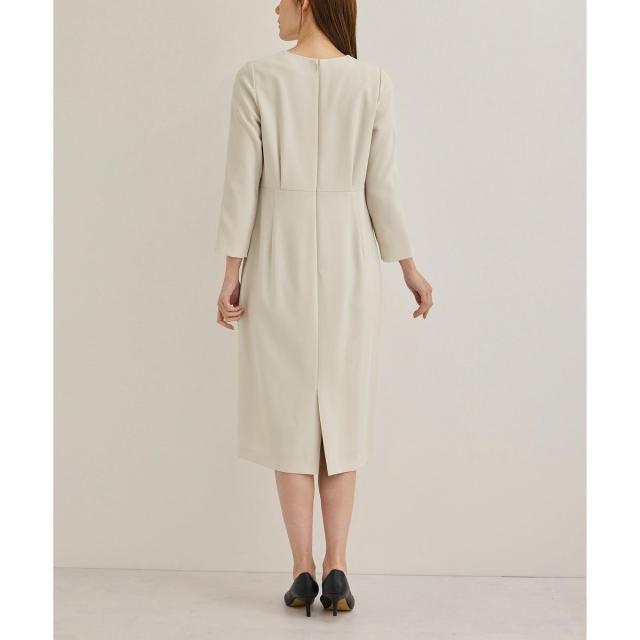 ロペ（ROPE'）/トリアセダブルクロスウエストコンシャスワンピースの